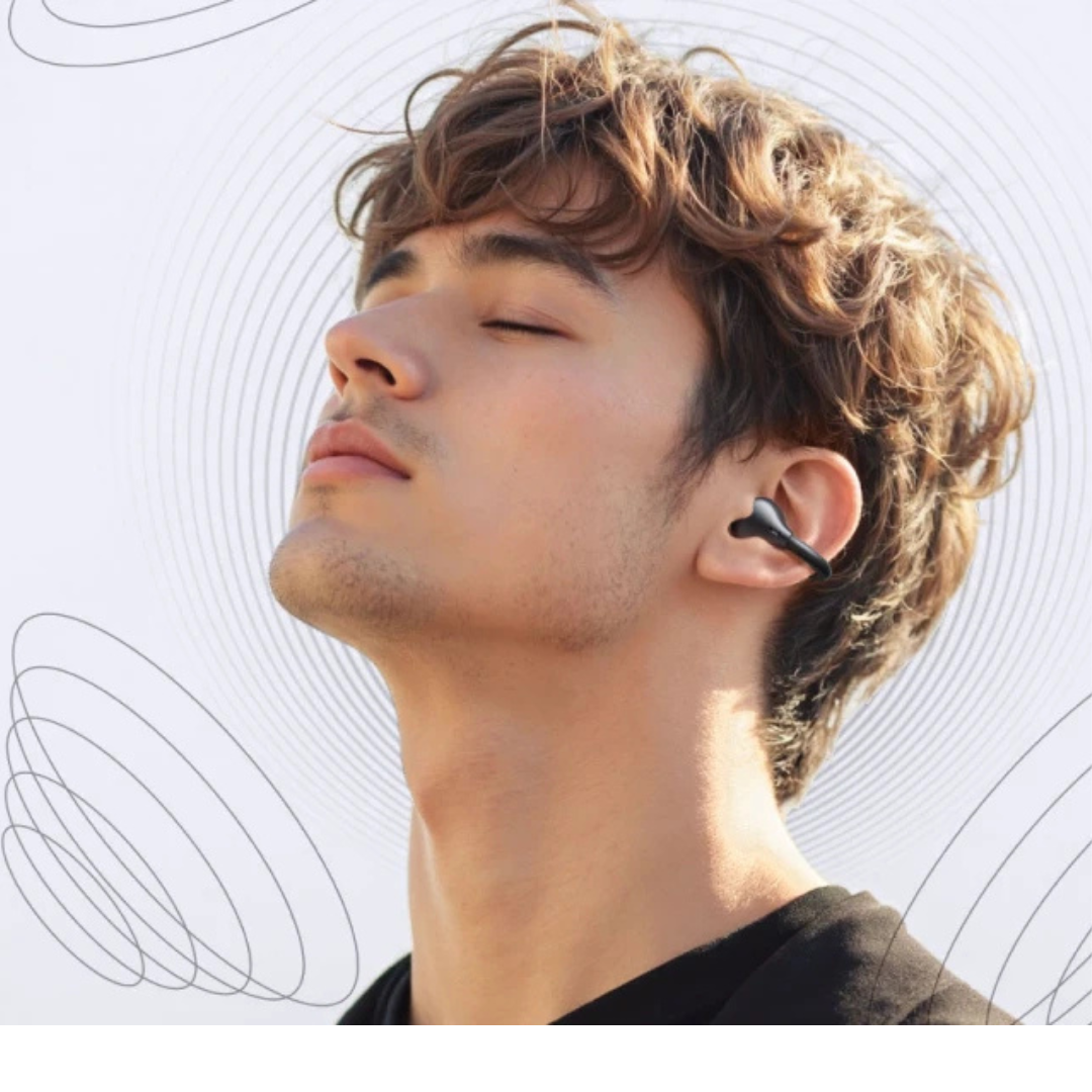 UGREEN Clipbuds Open Ear Earbuds Bluetooth 6.0,30H Battery,Hifi Sound