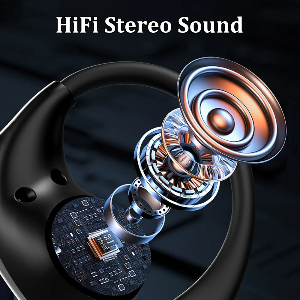 Sports Wireless Earphones BT over Ear Buds with Earhooks Sports Earphones Running in-Ear Headphones vv2