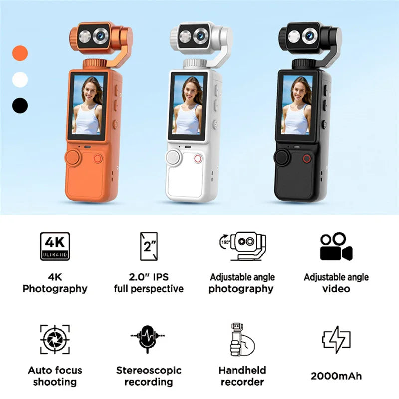 K Pocket Camera – WiFi Vlogging Camera with Autofocus