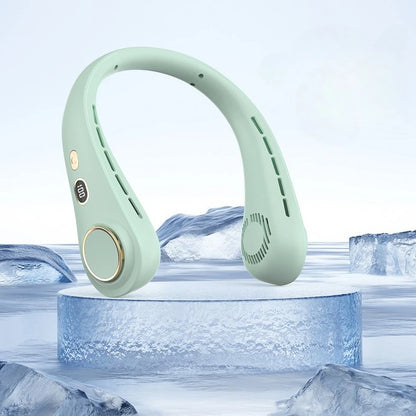 Portable Wearable Neck Fan: Hands-Free Cooling for Travel & Sports