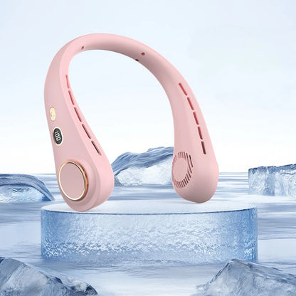 Portable Wearable Neck Fan: Hands-Free Cooling for Travel & Sports