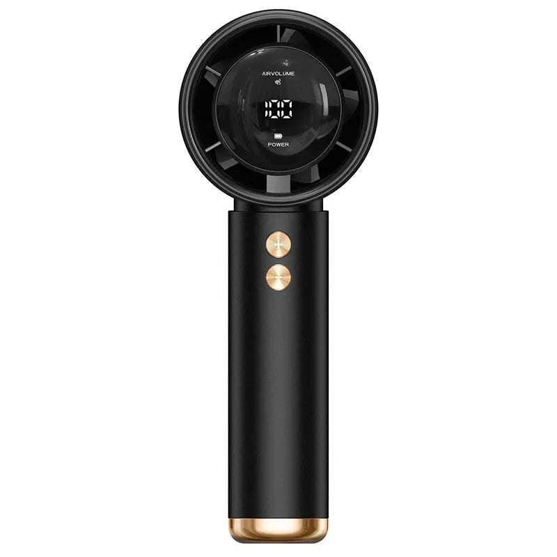 High Speed Portable Turbo Fan Cooler Fan 100-Speed Adjustment High-Speed Fan Handheld Fan Mini Fan 100-Level Adjustment Amagi