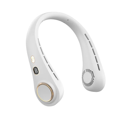 Portable Wearable Neck Fan: Hands-Free Cooling for Travel & Sports