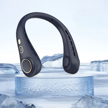 Portable Wearable Neck Fan: Hands-Free Cooling for Travel & Sports