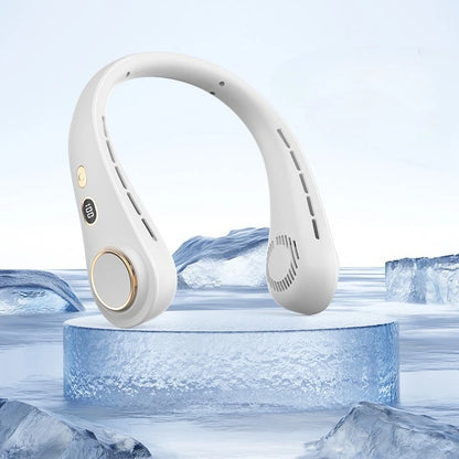 Portable Wearable Neck Fan: Hands-Free Cooling for Travel & Sports