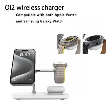 LuxeCharge 3-in-1 — Wireless Charging Station for iPhone, Apple Watch & AirPods