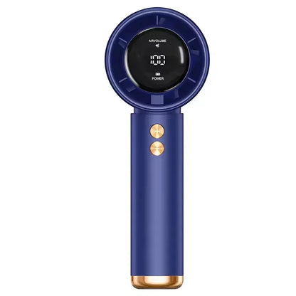 High Speed Portable Turbo Fan Cooler Fan 100-Speed Adjustment High-Speed Fan Handheld Fan Mini Fan 100-Level Adjustment Amagi