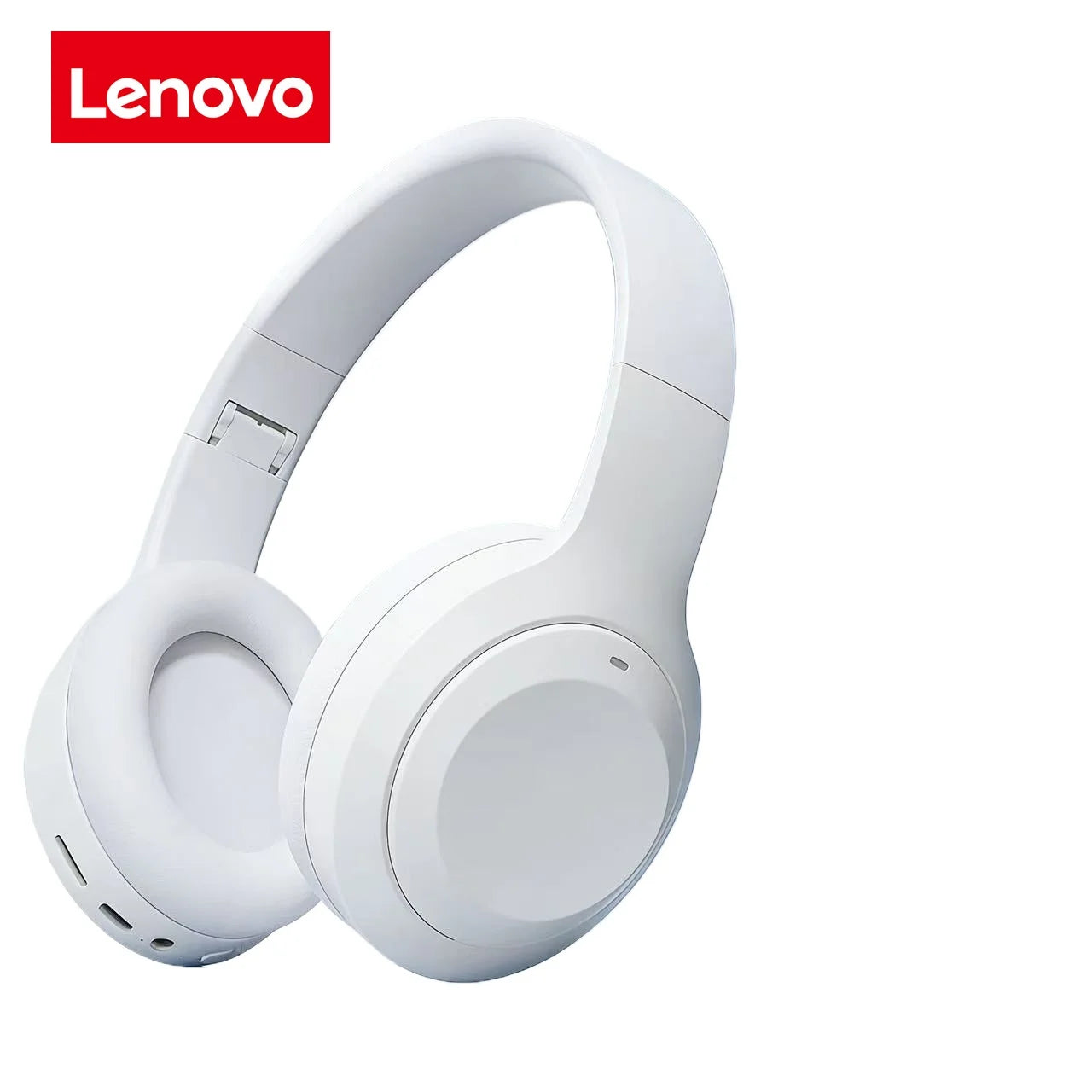 Lenovo noise-canceling Bluetooth 5.3 wireless headphones, foldable over-ear style, dual-connection, HiFi sound quality.