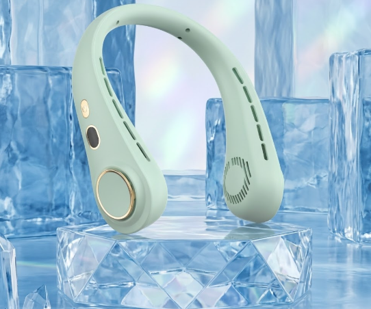 Portable Wearable Neck Fan: Hands-Free Cooling for Travel & Sports