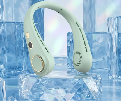 Portable Wearable Neck Fan: Hands-Free Cooling for Travel & Sports