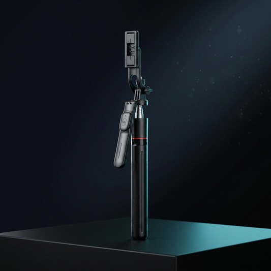 MEUYAG 1708mm Long Selfie Stick Tripod – 3-in-1 Monopod with Fill Light & Bluetooth Remote