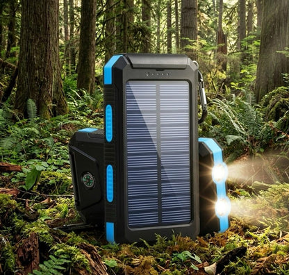 Solar Charging Power Bank 80000mAh—Portable Phone Charger with Powerful LED Light