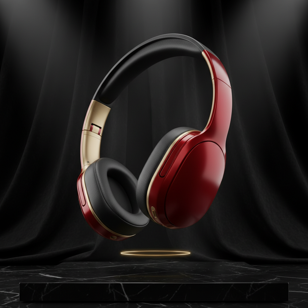 Lenovo noise-canceling Bluetooth 5.3 wireless headphones, foldable over-ear style, dual-connection, HiFi sound quality.